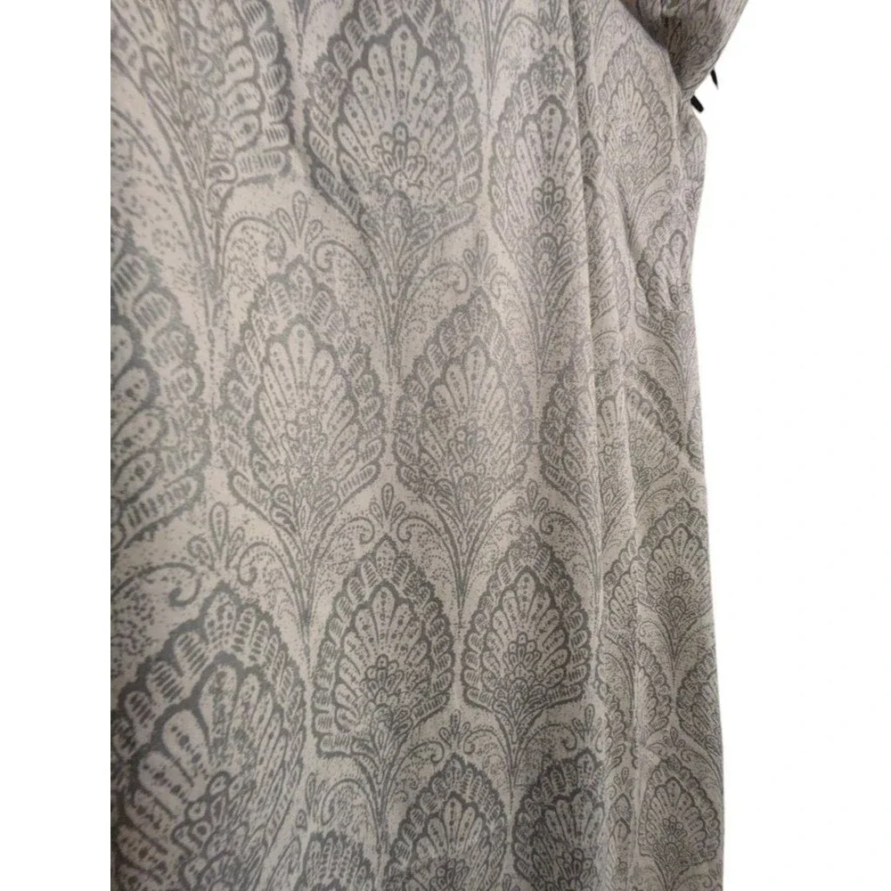 Vintage Patterned Fabric Shower Curtain
